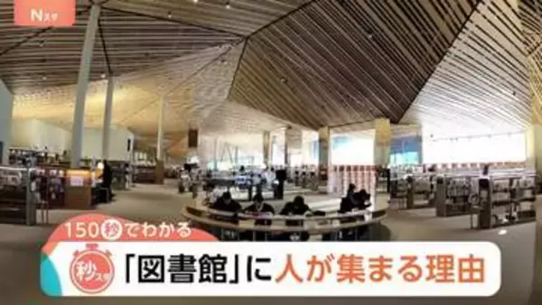 「図書館」の来館者数が3倍になったワケ　“観光地スポット化”で「人が集まる場所」に【Nスタ解説】