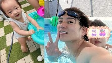 【 杉浦太陽 】子どもたちと“自宅巨大プール”で「本気遊び5時間コースw」　「こどもたちが幼い間の大切な時間…」としみじみ