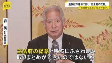 皇族数の確保の「立法府の総意」を高市総理に手渡し　女性皇族が結婚後に身分保つ場合に「夫や子どもを皇族をするか」は明記見送り