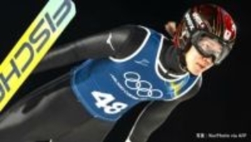 二階堂蓮、1回目に140mのビッグジャンプ見せトップで2回目へ！小林陵侑12位、中村直幹は22位【ミラノ五輪】