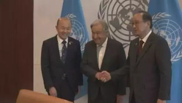 広島・長崎両市長がグテーレス国連事務総長と面会　NPT再検討会議