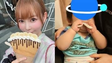 【 中川翔子 】　双子の愛らしい日常にメロメロ「もうラッコです」ご褒美クレープ満喫で「自分を大事に」