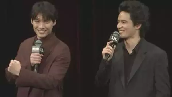 【 水上恒司 】福士蒼汰のパンプアップに白旗「ちょっと負けました」福士は〝きんに君ポーズ〟でドヤ顔