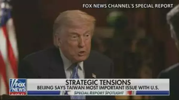 トランプ大統領　台湾の「独立は望んでいない」　“現状維持”重視を強調　台湾と中国の双方に「冷静になってほしい」