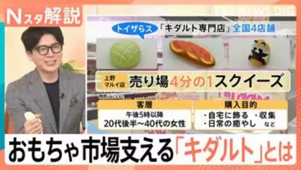おもちゃは“大人も楽しむ時代”に？！　拡大するおもちゃ市場を牽引する「キダルト」とは【Nスタ解説】
