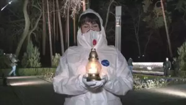 チョルノービリ原発事故から40年　事故が起きた時刻に合わせて追悼式典　ウクライナ・スラブティチ