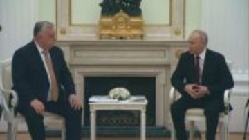 プーチン大統領　ハンガリー首相と会談　ウクライナ情勢やエネルギー供給めぐり協議