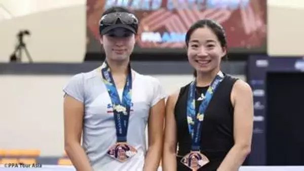 ピックルボール女子ダブルスで吉冨愛子と16歳・佐脇京ペアが銅メダル獲得 2大会連続の表彰台【ホーチミンシティOP】
