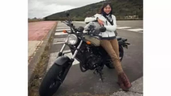 【 指出瑞貴 】　愛車のバイクでツーリング　友人らと箱根へ　「この距離走ったのは久しぶりだったけど、どこどこ楽しかったーーー」