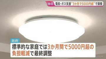 電気・ガス料金支援“3か月間で5000円超の負担軽減”で最終調整　3兆円規模の補正予算案の全容判明