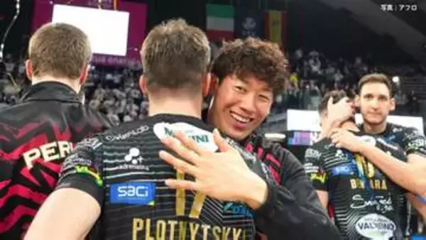 石川祐希、イタリア11季目で悲願の頂点！ペルージャPO負けなしで3冠達成【バレーボール・セリエA】