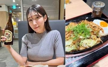 【 穂川果音 】　小倉で九州のソウルフードを堪能　「初めての資さんうどん！」「焼きうどんって、こんなにモチモチしているんだね！！」