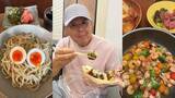 「【 花田虎上 】　豪華すぎる“1日の食卓”を全公開「寝起きからお腹が空いてました！」　朝つけ麺・たこ焼き・夜アヒージョにファン「羨ましい」」の画像1