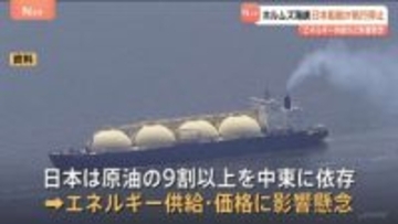 船舶会社がホルムズ海峡の航行停止　イラン革命防衛隊が「通過は許されない」と警告　エネルギー価格への影響懸念