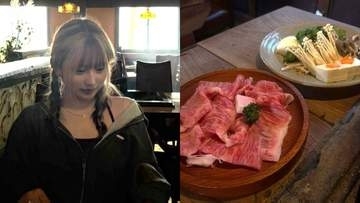 【 辻希美・長女 】希空　すき焼きが「大好物」と告白　落ち着いた店内での最新ショット投稿「遅めの時間の投稿だけど見てね　ノーメイクだから顔薄い」
