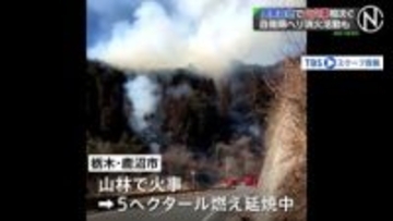 茨城・常陸太田市の住宅・工場火災は山林に延焼中　栃木・鹿沼市の山林でも火事　関東各地で山火事相次ぐ