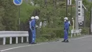 交通違反取締中の男性警察官が停止に応じなかった車に引きずられ重傷　殺人未遂などの容疑で運転手の行方追う　群馬・渋川市