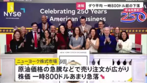 G7「石油備蓄放出が必要」→原油価格の上げ幅縮小も…NYダウ平均株価は一時約800ドル急落【news23】