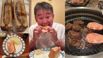 【 花田虎上 】　長女へ手作りのコロッケサンドを用意　 ゴルフレッスン同行後は家族4人で久々の焼肉を満喫「今週もそれぞれよくがんばりました」