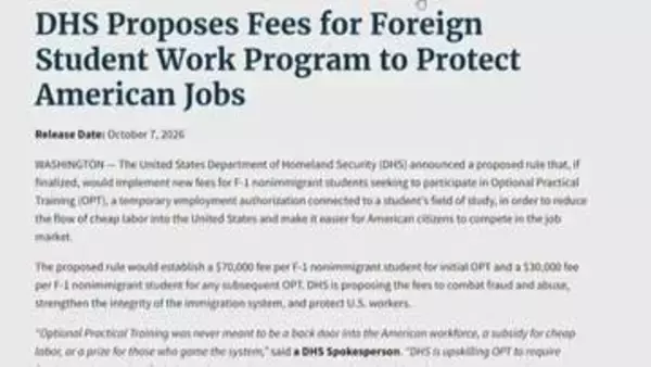 トランプ政権、留学生の一時就労制度めぐり学校側に1100万円の申請手数料を課す案を公表