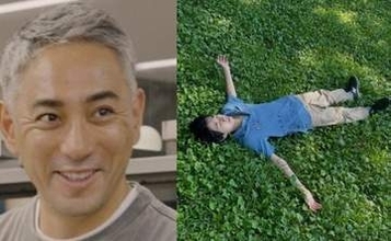 【 市川團十郎 】　長男・勸玄（市川新之助）とのプライベートショット公開「芝生の上で横になるの　私と勸玄の共通の趣味です」
