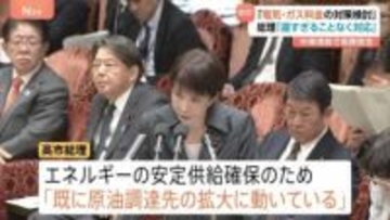 原油高騰「遅過ぎることなく対策打つ」高市総理　ホルムズ海峡封鎖は「存立危機事態」に該当認定していないと改めて説明　イラン情勢の緊迫受け