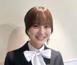 「【 本田紗来 】 「入学式の時の写真です」　大学生活へ意気込み　「あたたかく素敵なお友達や先輩方に出会うことができ、充実しています　1日1日大切に、頑張りますっ」」の画像1