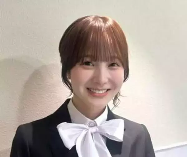 【 本田紗来 】 「入学式の時の写真です」　大学生活へ意気込み　「あたたかく素敵なお友達や先輩方に出会うことができ、充実しています　1日1日大切に、頑張りますっ」