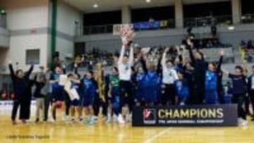 バラスケスが13得点&中村がスーパーセーブ連発　男子は豊田合成が6連覇、女子はソニーが7年ぶりV【ハンドボール】