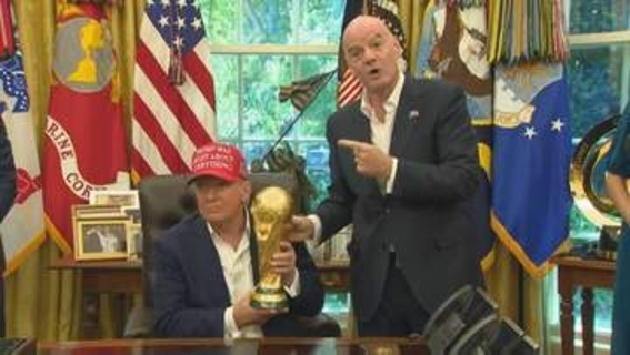トランプ大統領　「FIFAに審査を要請した」W杯・米代表選手の出場停止処分の見直し　「反則ではない」とも主張