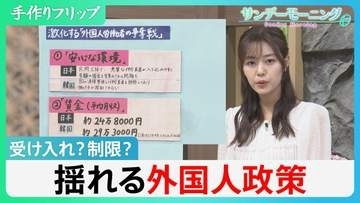外国人労働者257万人　過去の反省から生まれた「特定技能」　迷走?受け入れ政策の「アクセルとブレーキ」　争奪戦ライバル韓国との「2つの差」とは【サンデーモーニング】
