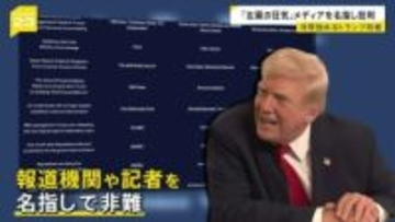 「左翼の狂気」「恥の殿堂」…トランプ政権が報道機関や記者を名指しで非難するウェブページを開設　米「報道の自由財団」は批判