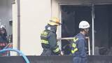 「【速報】40代男性が死亡 東京・小金井市のアパートで火事 男性消防隊員2人けがも意識あり 東京消防庁」の画像1