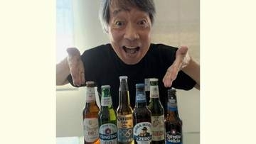 【 がん治療3年目 】見栄晴「ぜーんぶノンアルビール」友人からのプレゼントに大喜び＆感謝　7月にも〝大好きなお酒を止めて2年半〟と投稿