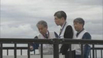 「原子力発電所がテロの標的となるようなことがあってはならない」警察庁長官が福島第一原発の警備状況を視察　浪江町の慰霊碑にも献花