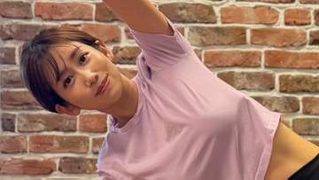 【 中川安奈 】人生初ピラティス「身体がスッキリ整った感じがします」　ファン反響「足指が長くてとっても綺麗」「美しすぎます」