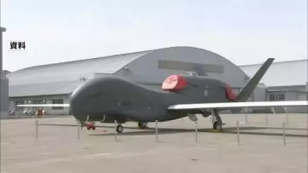 墜落の空自無人機「グローバルホーク」の胴体の一部と思われる物体を回収