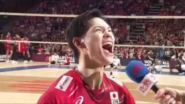 石川祐希＆髙橋藍＆西田有志がそろって「最高でーす！！」7000人以上のファンに感謝　バレー男子日本代表が決勝ラウンド進出【イタリア戦後コメント】