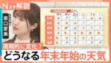 「冬至」迎え各地で新年の準備も着々と…どうなる年末年始の天気【Nスタ解説】
