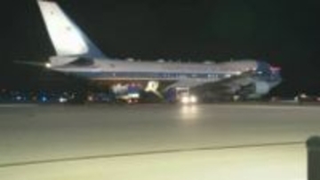 トランプ大統領　専用機エアフォース1に「電気系統の軽微な問題」 スイスでのダボス会議に向け離陸直後に引き返すトラブル