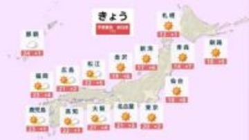 【3日金曜～週末の天気】お花見は今日のうちに…西～東日本、あす土曜日は“桜を散らす花嵐”　花粉は極めて多く紫外線にも対策を