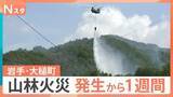 「岩手・大槌町の山林火災　発生から1週間「火の勢いは概ね制御下」町に連日の雨　子どもたちを支援する“遊び場”も登場【Nスタ】」の画像1