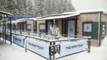 ミラノ・コルティナ五輪の選手村 報道陣に公開　仮設型でアルペンスキーやカーリングなどの選手や関係者ら約1400人が滞在予定　食堂は24時間利用可能