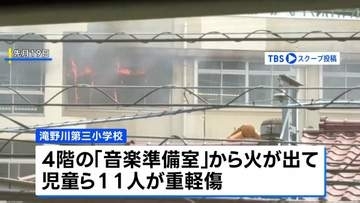 東京・北区の小学校火災 音楽の女性教員が日常的に私服洗濯 当日も「乾かしていた」 火元にあったストーブなどは私物
