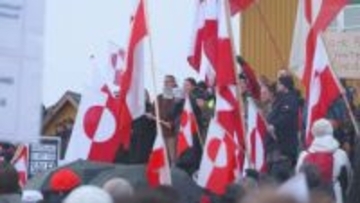 グリーンランドで大規模デモ 「売り物ではない」 トランプ氏の“領有”意欲に住民ら反発