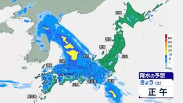 梅雨前線活発化　本州付近で梅雨本番の大雨　台風7号発生　梅雨明け間近の沖縄で注意