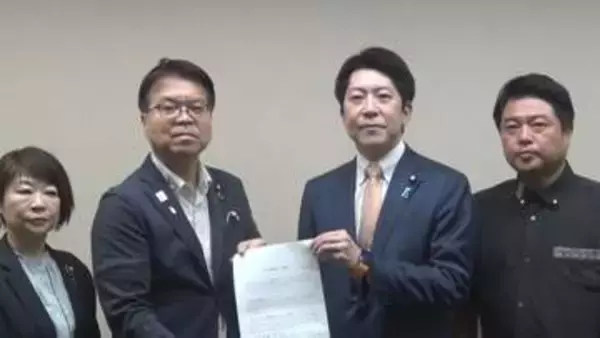 佐藤官房副長官「四重苦となる被災地に一丸となって取り組む」国民民主党から熊本地震の要望受け取り協力呼びかけ