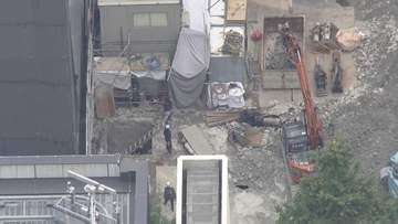 男性作業員（55）の首に鉄筋が刺さる 鉄筋は上から落下か 東京・中央区の工事現場で男性はその後死亡　警視庁