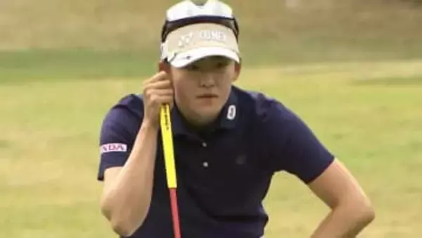 女子ゴルフ国内開幕戦 3連覇狙う岩井千怜「風でアイアンのチョイスが…」3打差9位タイ、永井花奈が5アンダーで首位