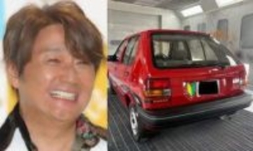 【 近藤真彦 】運転〝初心者マーク〟の息子に改めて愛車を披露「やっぱりマッチのマーチからスタートですかね（笑）」